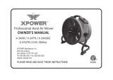 XPOWER X-47ATR Manuel utilisateur