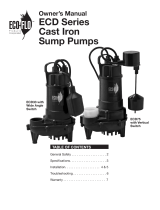 Eco Flo ECD33V Manuel utilisateur