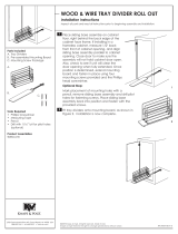 Knape & Vogt Wood & Wire Divider Roll-Outs Guide d'installation