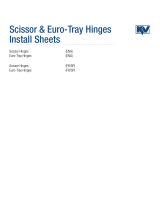 Knape & Vogt Scissor & Euro-Tray Hinges Guide d'installation