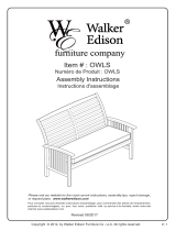 Walker Edison Furniture Company HD8063 Mode d'emploi