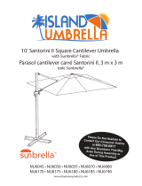 Island Umbrella NU6190 Manuel utilisateur