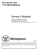 Westinghouse One-Light Indoor Flush-Mount Ceiling Fixture 6667700 Manuel utilisateur