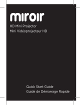 Miroir HD M175 Tilt Projector LED LAMP, Portable Mini Projector Manuel utilisateur