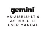 Gemini AS-215BLU-LT Manuel utilisateur