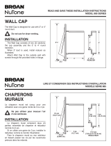 NuTone 885BL Guide d'installation