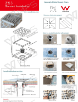 Neodrain Square Shower Drain Guide d'installation