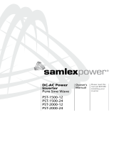 Samlex America PST-1500-12 Manuel utilisateur