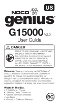 NOCO G15000 Manuel utilisateur