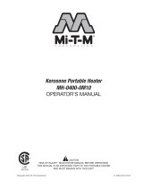 Mi-T-M MH-0400-0M10 Kerosene Portable Heater Le manuel du propriétaire