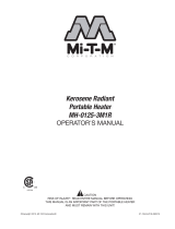 Mi-T-M MH-0125-0MIH Kerosene Indirect Ductable Heater Le manuel du propriétaire