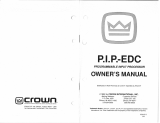 Crown P.I.P.-EDC Le manuel du propriétaire