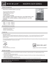 DECOLAV 5670-CGN Guide d'installation