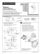 American Standard TU106508.013 Guide d'installation