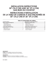 Whirlpool WCG55US6HB Guide d'installation