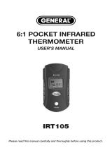 General Tools & Instruments IRT105 Manuel utilisateur