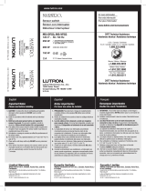 Lutron Electronics MS-OPS2-BL Manuel utilisateur