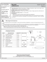 Quoizel LWS4321B Guide d'installation