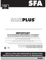 Saniflo 002 Guide d'installation