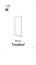 Castorama Porte d'entrée acier Toubkal 215 x 90 cm poussant droit Mode d'emploi