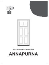 Castorama Porte d'entrée bois Anapurna 215 x 90 cm poussant droit Assembly Instructions