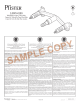 Pfister L0W80100 Guide d'installation