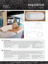 Aquatica Fido-Wht Guide d'installation