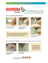 Bondera Waterproof Seam Tape Guide d'installation
