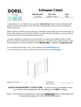 Dorel DA1010-6SIL Guide d'installation