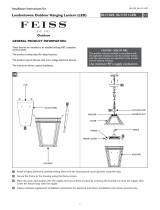 Feiss OL11311BK-LED Guide d'installation