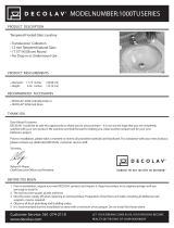 DECOLAV 1000TU-FCR Guide d'installation
