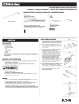 Metalux 4WPLD3240R Guide d'installation
