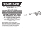 BLACK DECKER LSWV36 Manuel utilisateur