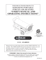 Dyna-Glo Delux KFA400DGD Manuel utilisateur