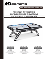 MD Sports Air Powered Hockey Table - Available in Multiple Styles Manuel utilisateur