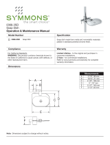 Symmons 0368-3SD Guide d'installation