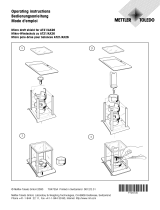 Mettler Toledo Micro draft shield For analytical balances AX 26 Mode d'emploi