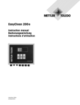 Mettler Toledo EasyClean200e cleaning and calibration system Mode d'emploi
