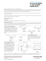 Lightolier (C4LA15N) Series 4" LED Accent Frame-in Kit Install Instructions