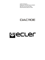 Ecler DAC110E Manuel utilisateur