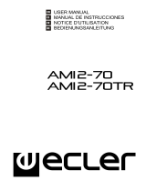 Ecler AMI2-70 Manuel utilisateur