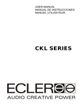Ecler CKL Manuel utilisateur