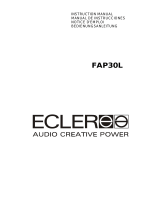 Ecler FAP30L Manuel utilisateur