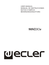 Ecler MAC90v Manuel utilisateur