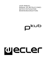 Ecler PKUB250 Manuel utilisateur