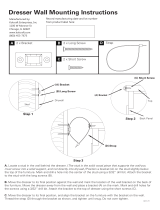 Kolcraft Dresser Wall Mounting Instruction