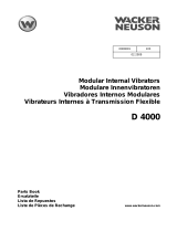 Wacker Neuson D4000 Parts Manual