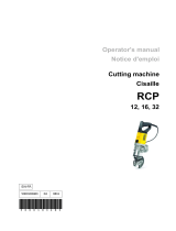 Wacker Neuson RCP-12/120 60 Hz Manuel utilisateur