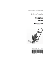 Wacker Neuson VP2050AW Manuel utilisateur