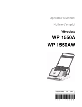 Wacker Neuson WP1550A Manuel utilisateur